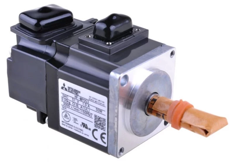 Серводвигатель HF-KP053BJ оснащен тормозом